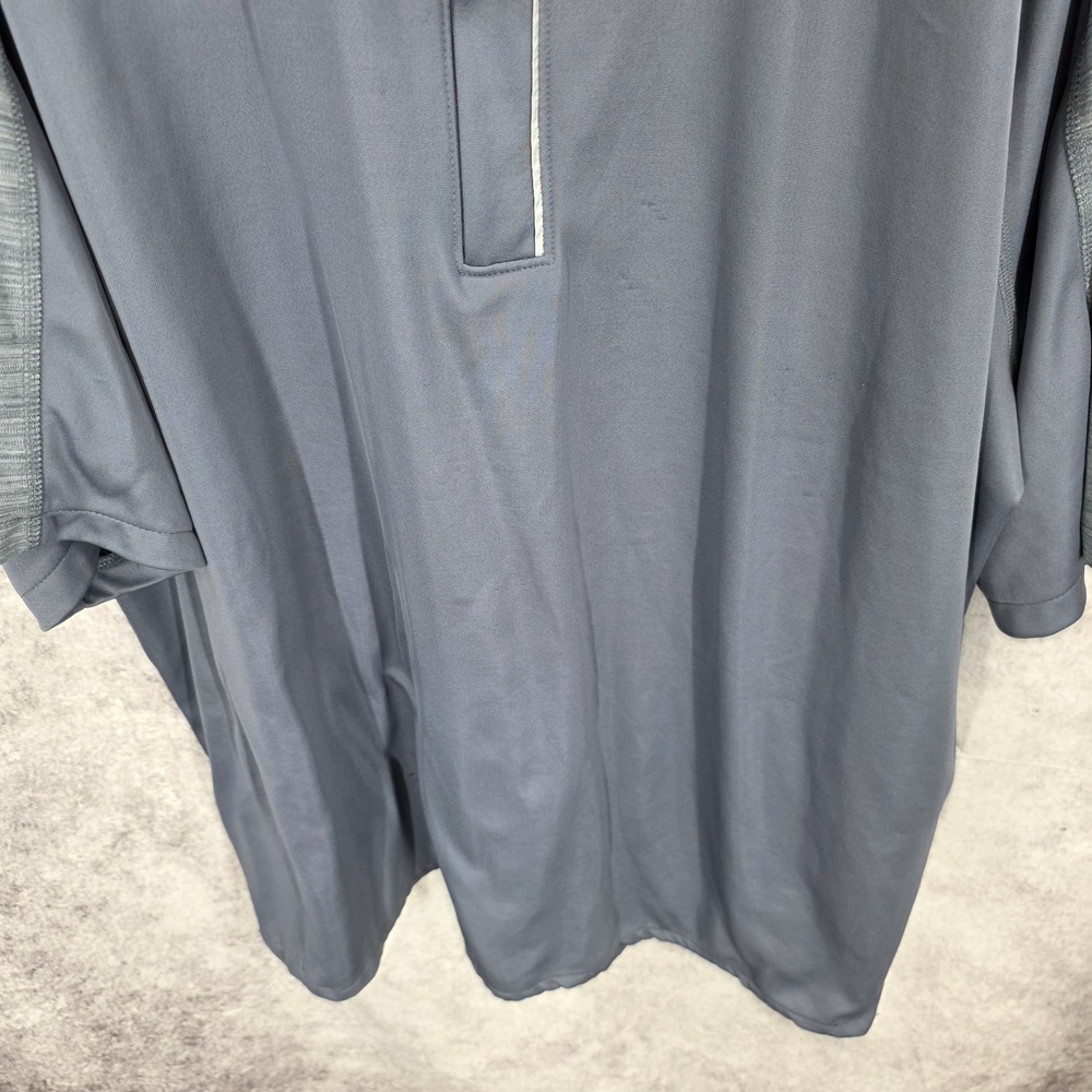 Adidas Fielder's Choice 2.0 Cage Batting Jacket Mens 4XLT 1/4 Zip Short Sleeve - Picture 2 of 8